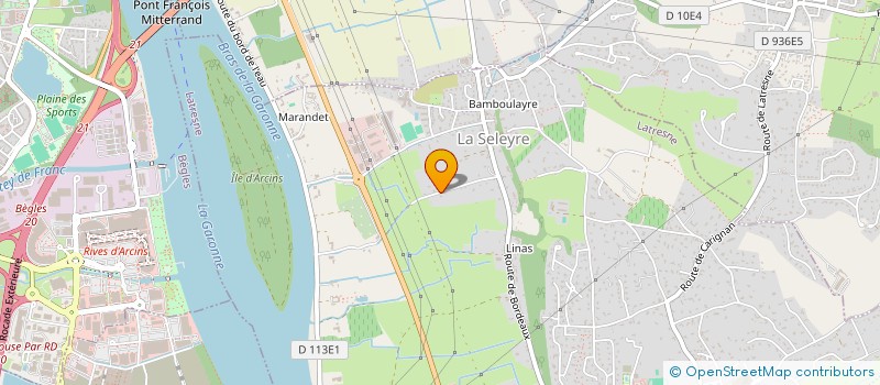 localisation de l'entreprise COYOTE BIKE 33  LATRESNE