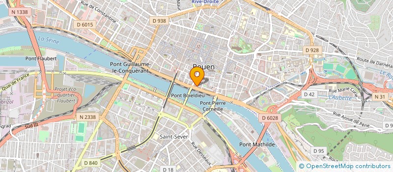 localisation de l'entreprise COYOTE CAFE à ROUEN