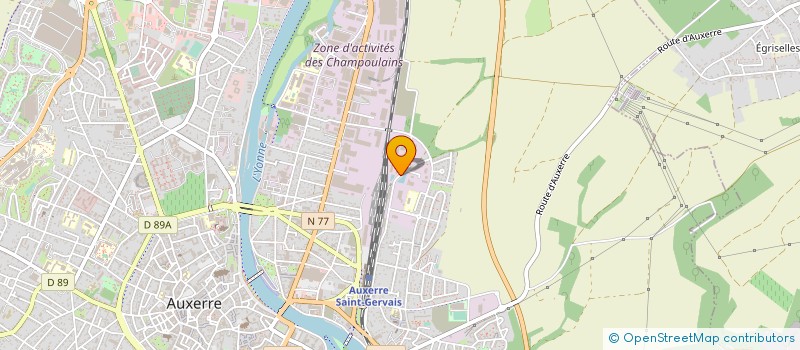 localisation de l'entreprise COYOTE TACTIQUE EQUIPEMENT à AUXERRE