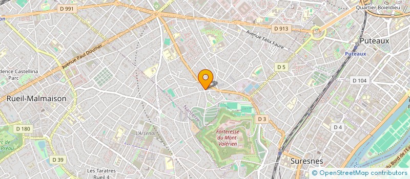 localisation de l'entreprise COYOTE VOYAGES à NANTERRE