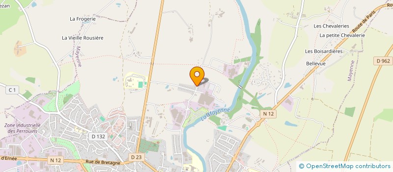 localisation de l'entreprise COYOTEPOKER à MAYENNE