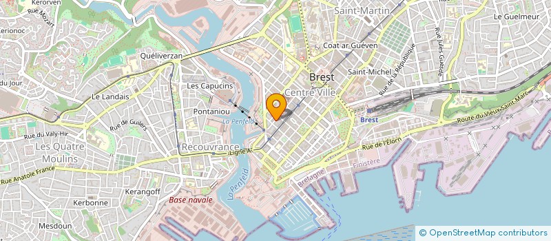 localisation de l'entreprise COYOTTE à BREST