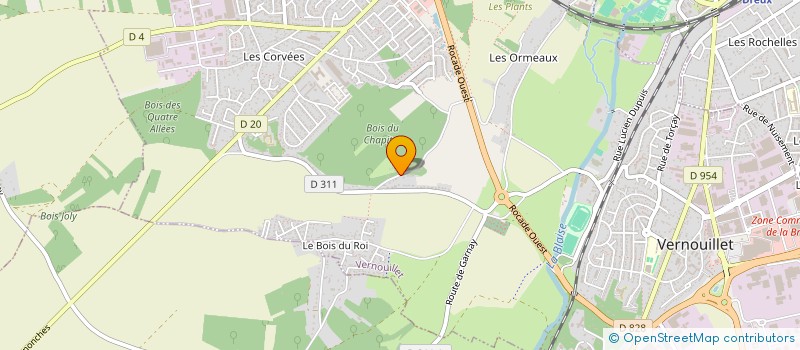 localisation de l'entreprise COZ2E  VERNOUILLET