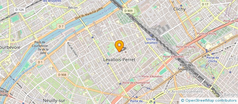 localisation de l'entreprise COZE STUDIO  LEVALLOIS-PERRET