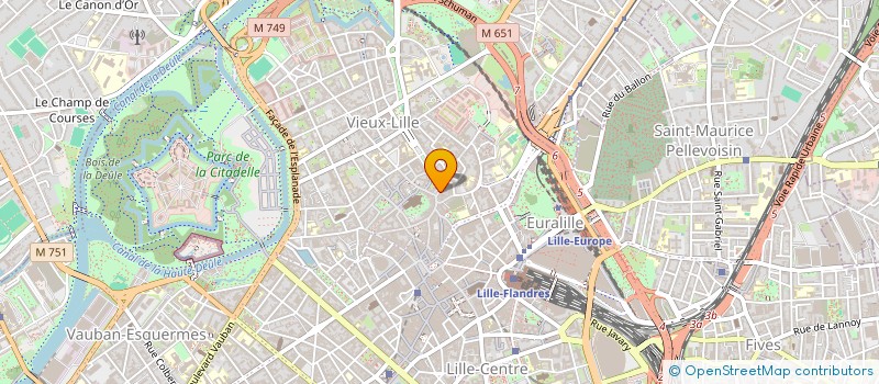 localisation de l'entreprise COZETTE à LILLE