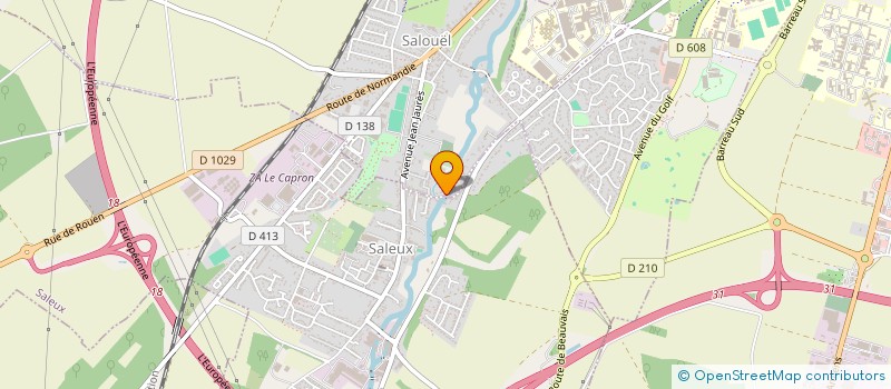 localisation de l'entreprise COZETTE  SALOUEL