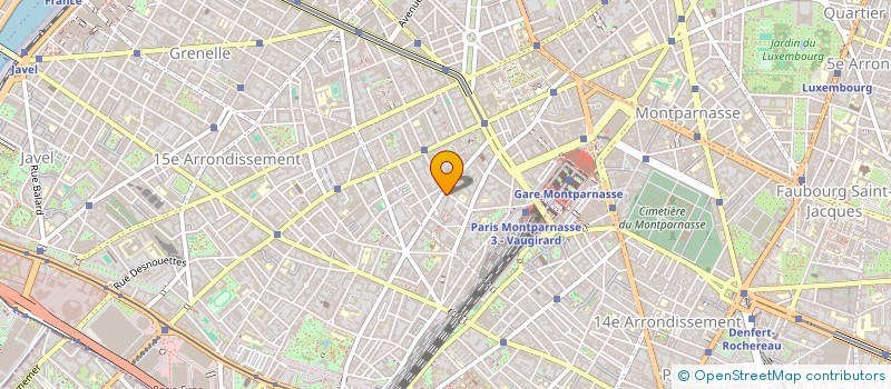 localisation de l'entreprise COZETTE VAUGIRARD  PARIS