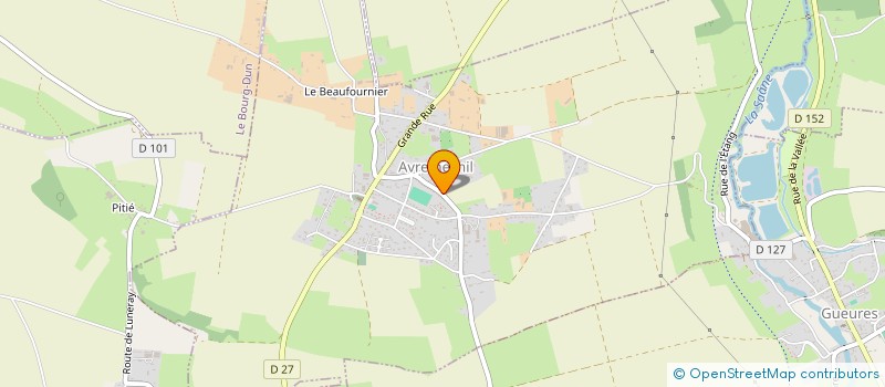 localisation de l'entreprise COZIB MOREL  AVREMESNIL