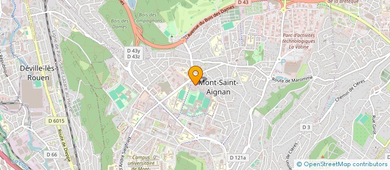 localisation de l'entreprise COZIC MSA à MONT-SAINT-AIGNAN