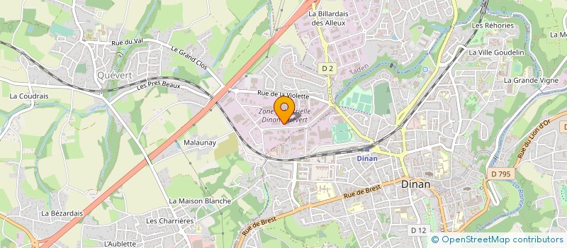 localisation de l'entreprise COZIGOU COTE D'EMERAUDE à QUEVERT