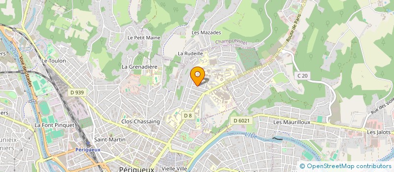 localisation de l'entreprise COZIM  PERIGUEUX