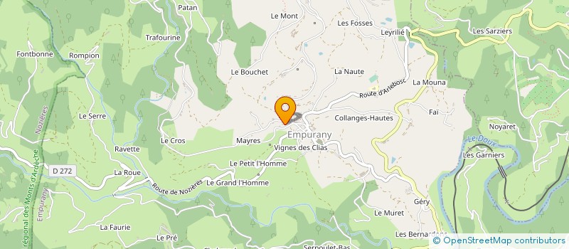 localisation de l'entreprise COZMA IMMO  EMPURANY