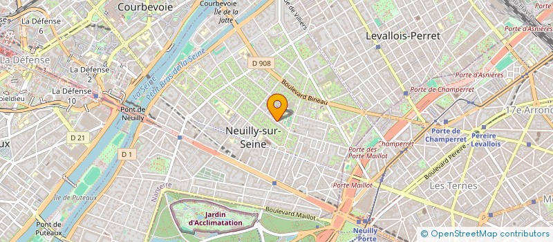 localisation de l'entreprise COZON à NEUILLY SUR SEINE