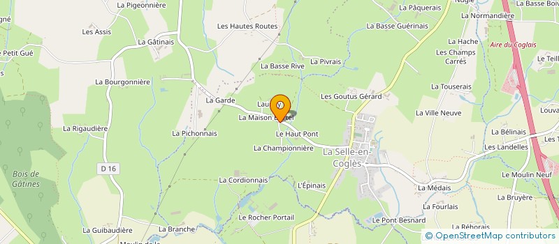 localisation de l'entreprise COZY-LEC  MAEN ROCH