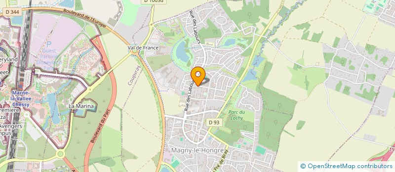 localisation de l'entreprise COZY NEST IMMOBILIER  MAGNY-LE-HONGRE