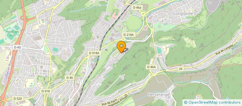 localisation de l'entreprise COZY STAY  LONGWY