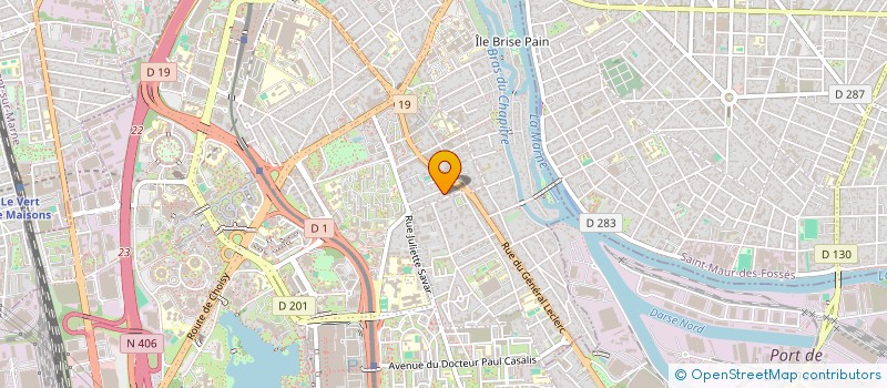 localisation de l'entreprise COZY STAY  CRETEIL