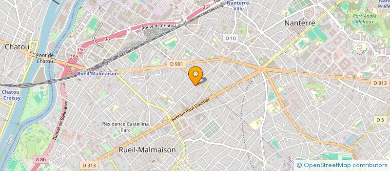 localisation de l'entreprise COZYBAR à RUEIL-MALMAISON