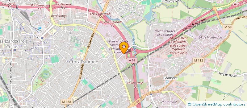 localisation de l'entreprise COZYNERGY à TOULOUSE