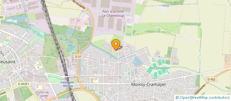 localisation de l'entreprise COZYNEST à MOISSY-CRAMAYEL