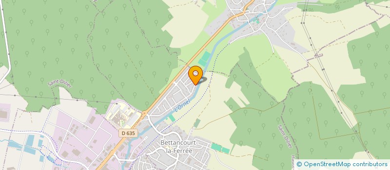 localisation de l'entreprise COZZELLA à BETTANCOURT-LA-FERREE