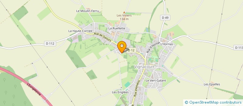 localisation de l'entreprise COZZINVEST  VIGNACOURT