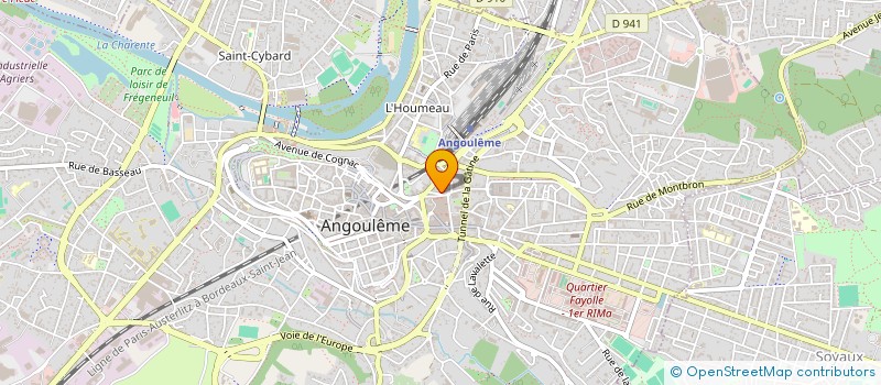 localisation de l'entreprise CP à ANGOULEME