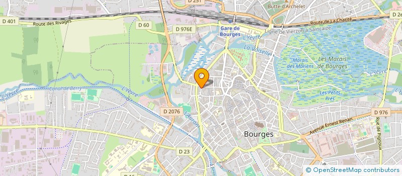 localisation de l'entreprise CP  BOURGES