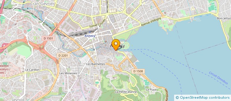 localisation de l'entreprise CP ANNECY  ANNECY