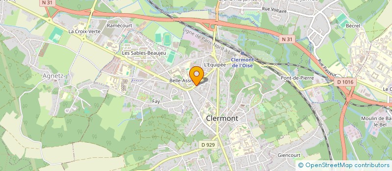 localisation de l'entreprise CP AUTO  CLERMONT