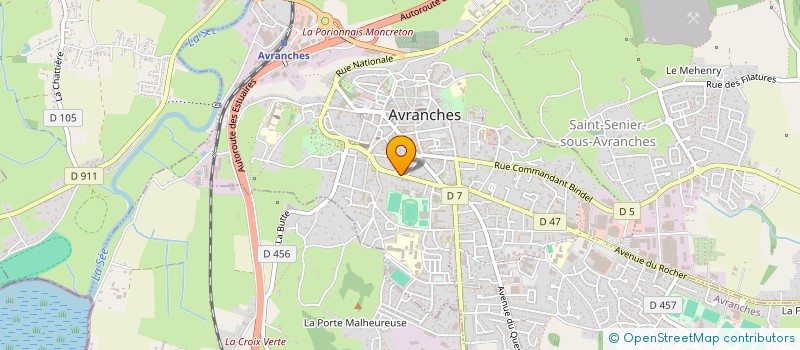 localisation de l'entreprise CP AVRANCHES  AVRANCHES