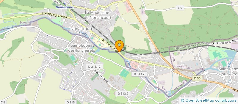 localisation de l'entreprise CP BAT à NONANCOURT