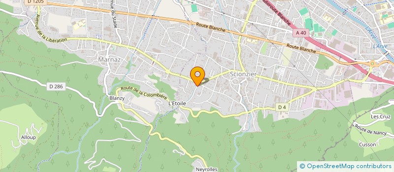 localisation de l'entreprise CP BIKES IMMO à SCIONZIER