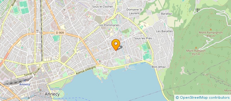 localisation de l'entreprise CP CAP INVEST  ANNECY