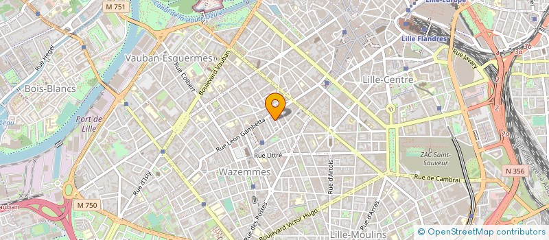 localisation de l'entreprise CP CAPITAL à LILLE