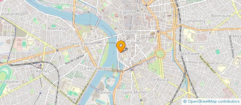localisation de l'entreprise CP CAPITAL à TOULOUSE