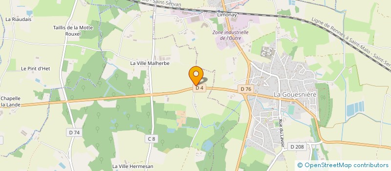 localisation de l'entreprise CP&CO  SAINT-PERE-MARC-EN-POULET