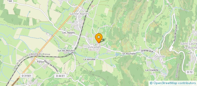 localisation de l'entreprise CP CO  VAL-SONNETTE