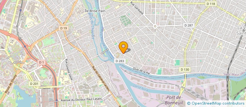 localisation de l'entreprise CP CONSEIL à SAINT-MAUR-DES-FOSSES