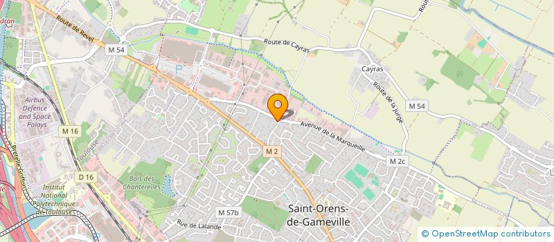 localisation de l'entreprise CP CONSEIL  SAINT-ORENS-DE-GAMEVILLE