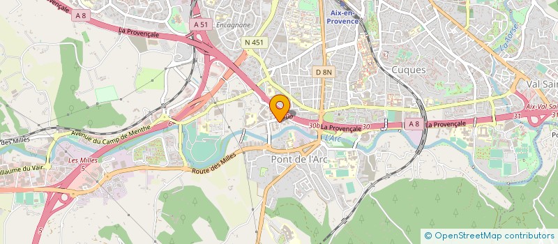 localisation de l'entreprise CP CONSEIL IMMOBILIER à AIX-EN-PROVENCE