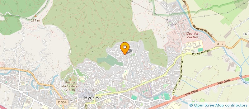 localisation de l'entreprise CP CONSEIL INVESTISSEMENT à HYERES