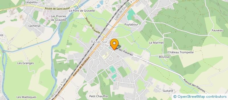 localisation de l'entreprise CP CONSTRUCTION RENOVATION  MARSAC-SUR-L'ISLE