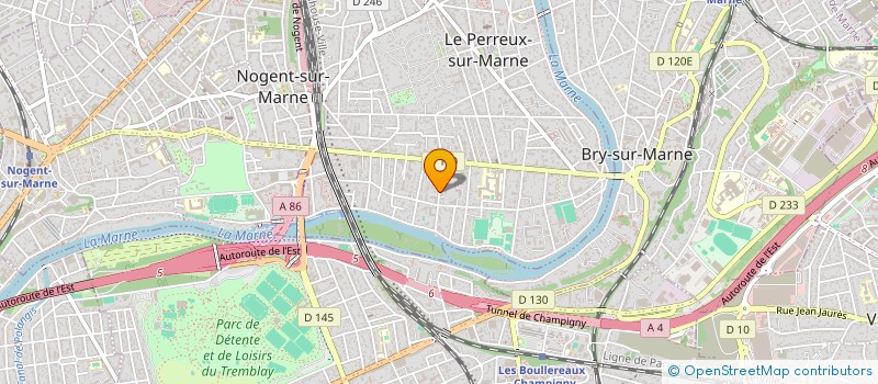 localisation de l'entreprise CP CONSULTING à LE PERREUX-SUR-MARNE