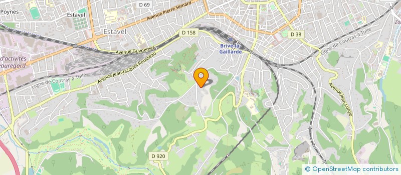 localisation de l'entreprise CP CONSULTING  BRIVE-LA-GAILLARDE