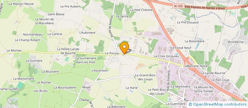 localisation de l'entreprise CP CONSULTING - CP COMPETENCES à COUERON