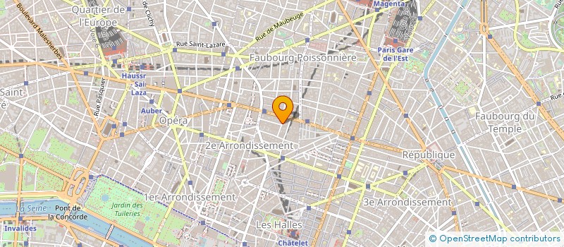 localisation de l'entreprise CP CREDIT à PARIS