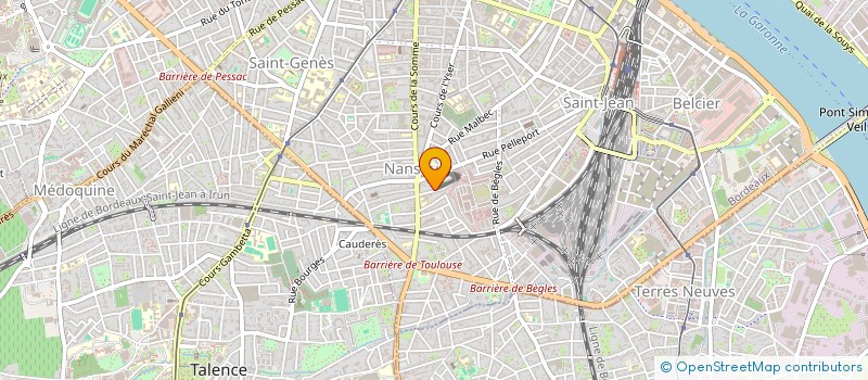 localisation de l'entreprise CP CUISINE AGENCEMENT à BORDEAUX