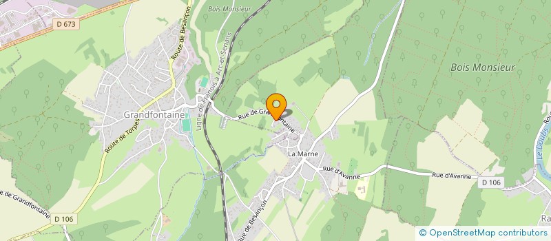 localisation de l'entreprise CP DECORATION  MONTFERRAND-LE-CHATEAU