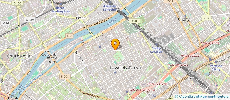 localisation de l'entreprise CP DIAG à LEVALLOIS-PERRET